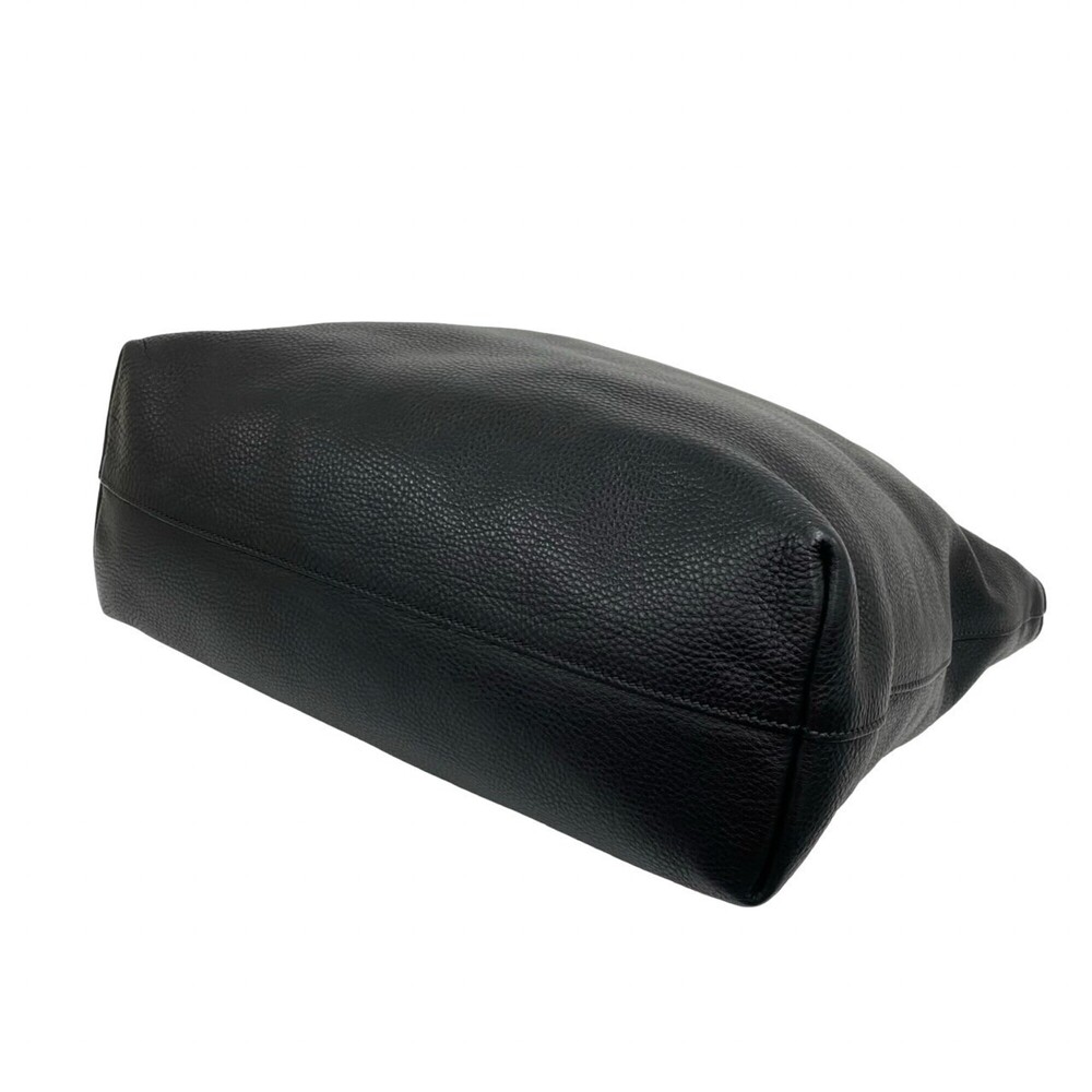 PRADA Black Leather Shoulder Bag - Picture 8 of 10